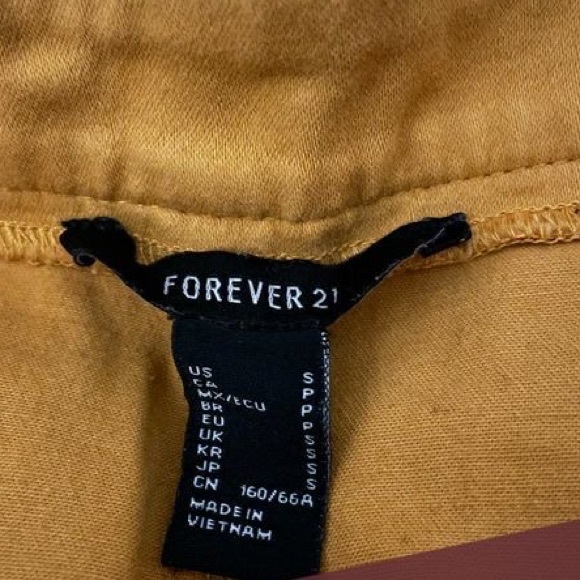 Forever21 Mustard corduroy skirt. - Picture 6 of 6